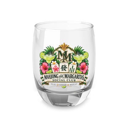 Mahjong & Margaritas Social Club 6 oz Cocktail Glass