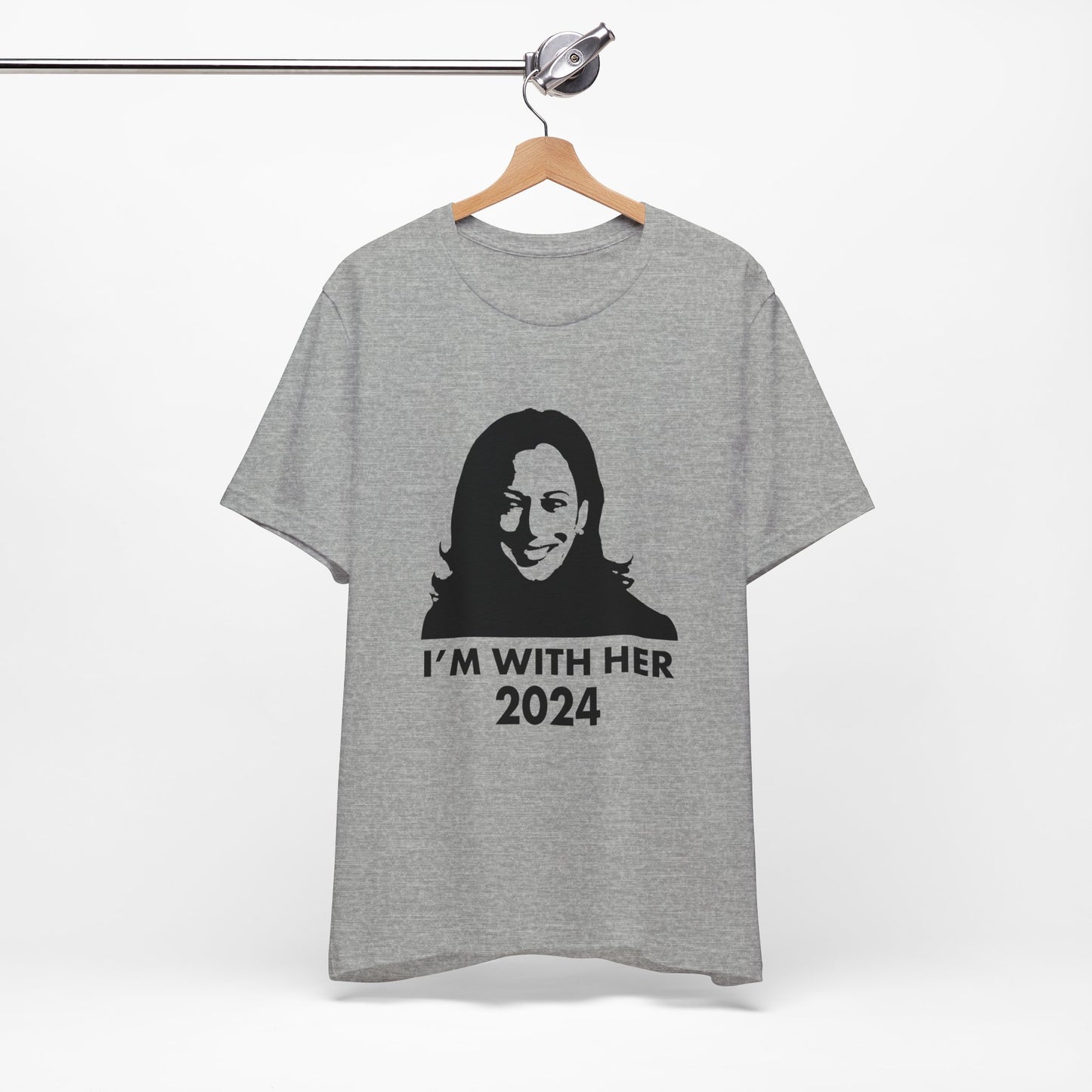 Kamala Harris 2024 I'M WITH HER T-Shirt - Unisex Jersey Short Sleeve Tee