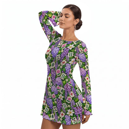 Mahjong Mesh Mini Party Dress - Wow at your next Game Night