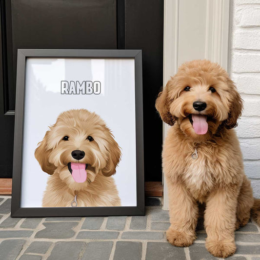 Personalized Custom Pet Portraits - Upload your Photos