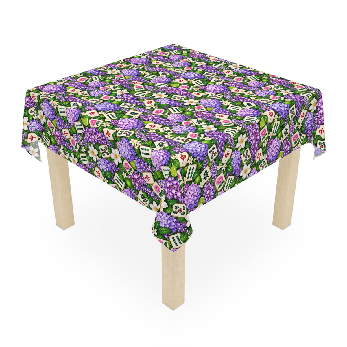 Mahjong Tablecloth — Game Night Table Cover