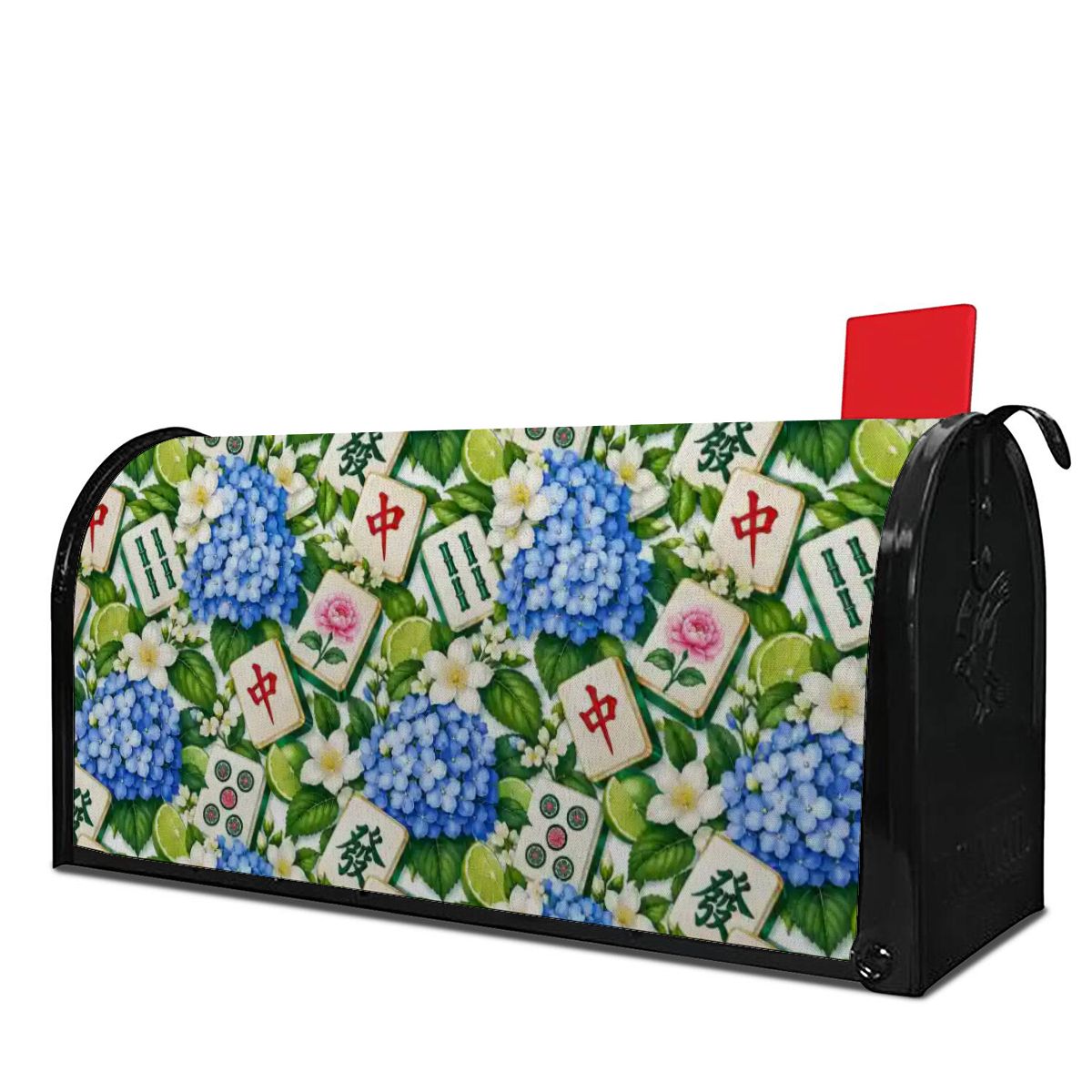 Mahjong Mailbox Cover – Warning: Mahjong Lover Lives Here!