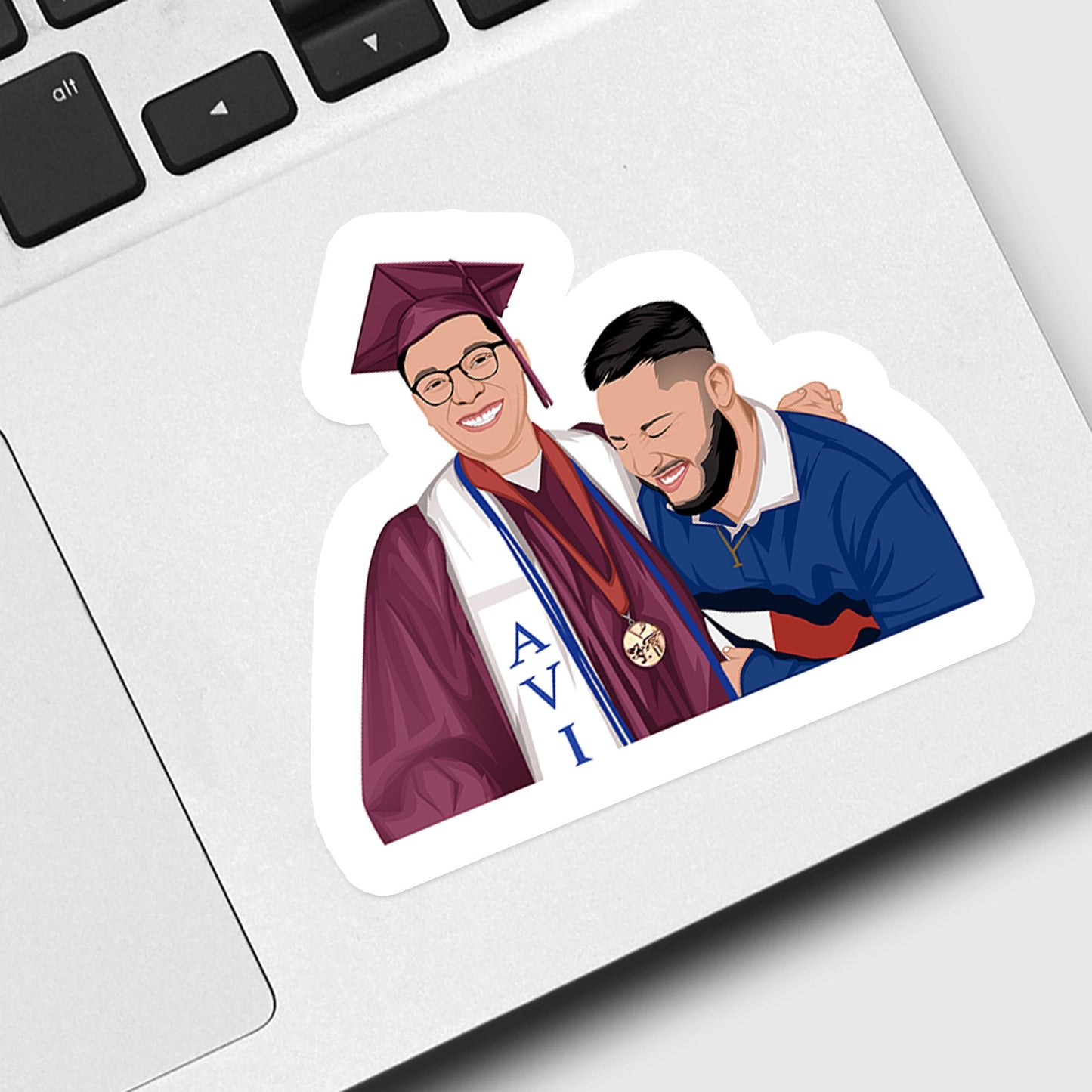 Custom Graduation Photo Stickers - Upload your photo