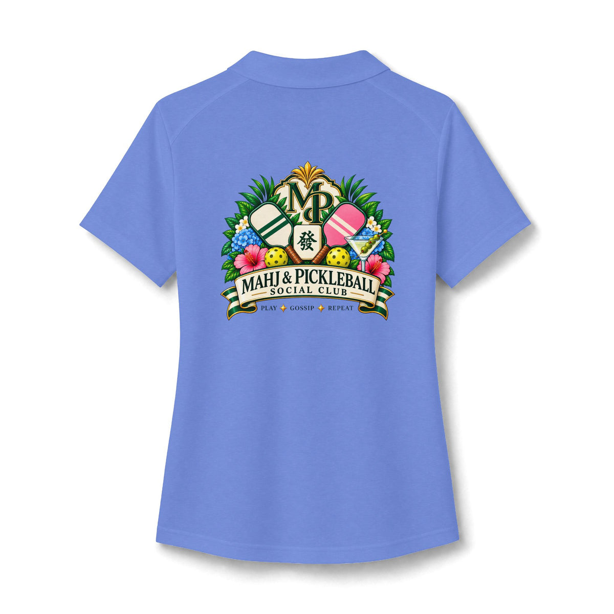 Mahj & Pickleball Social Club Polo