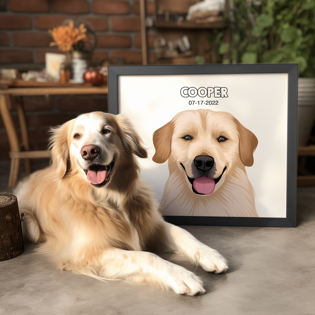 Personalized Custom Pet Portraits - Upload your Photos