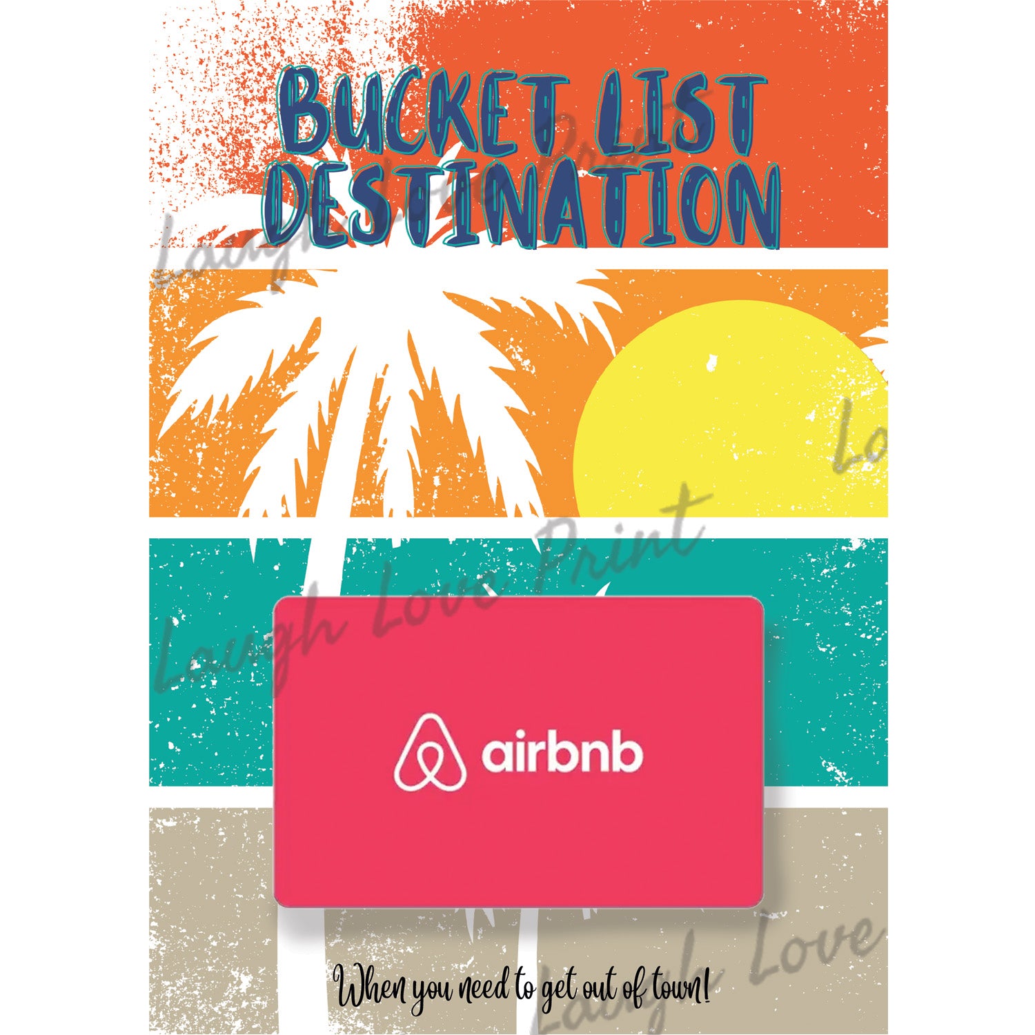 Airbnb Vacation gift card