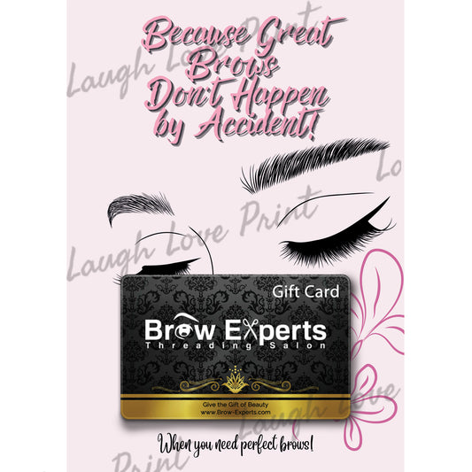 Eye Brow Threading gift card