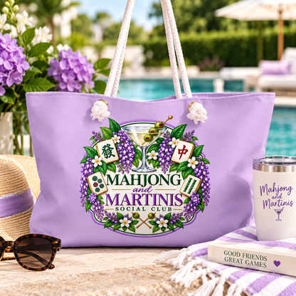 Mahjong & Martinis Social Club Weekender Bag