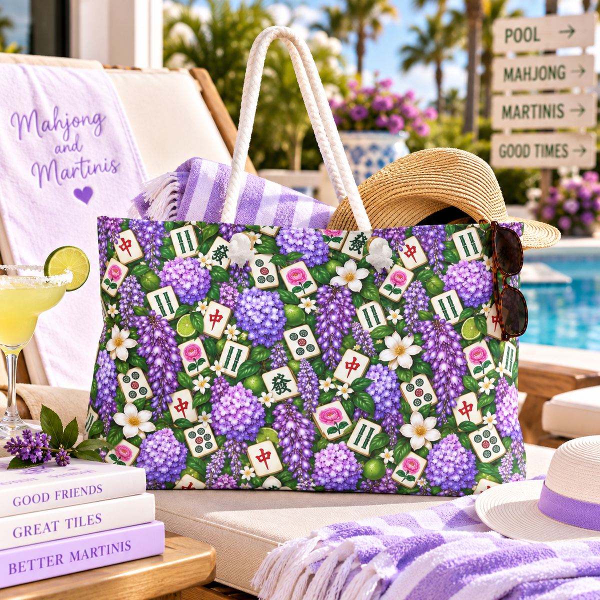 Mahjong Weekender Bag