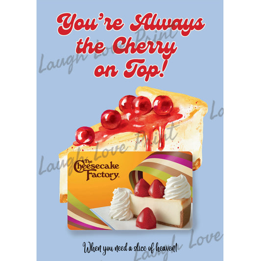 Cheesecake Factory gift card