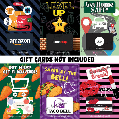 grad gift card book College Survival Guide Gift Card Booklet