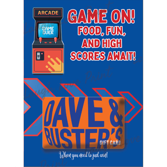 Dave and Buster's Arcade Gift Card