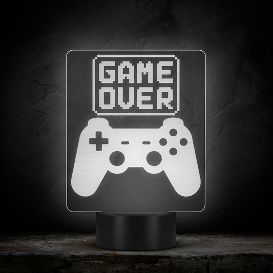 LED Sign - GAME OVER - Perfect gift for the Geeky Gamer in your life