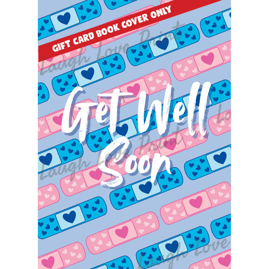 Create your own Gift Card Book - Get Well Gift Card Book Cover - Printable Instant Download Gift