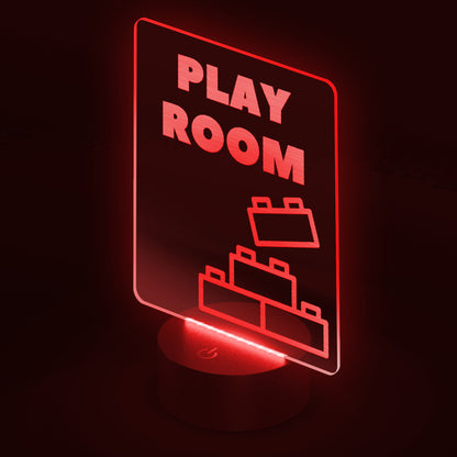 LED Sign - Play Room - Perfect for your kids Toy Room, Great Kids Birthday Gift