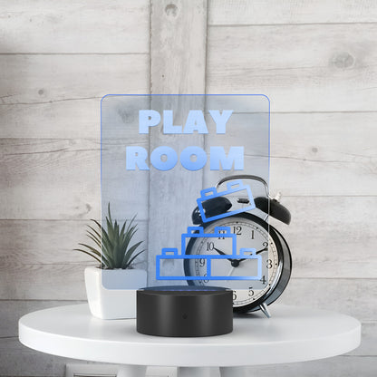 LED Sign - Play Room - Perfect for your kids Toy Room, Great Kids Birthday Gift