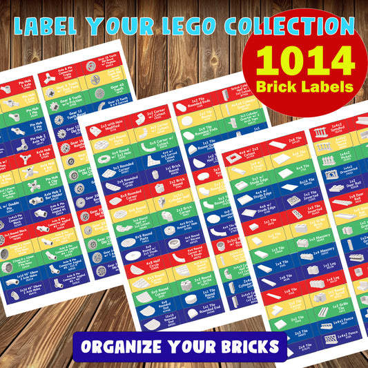 label your lego bricks