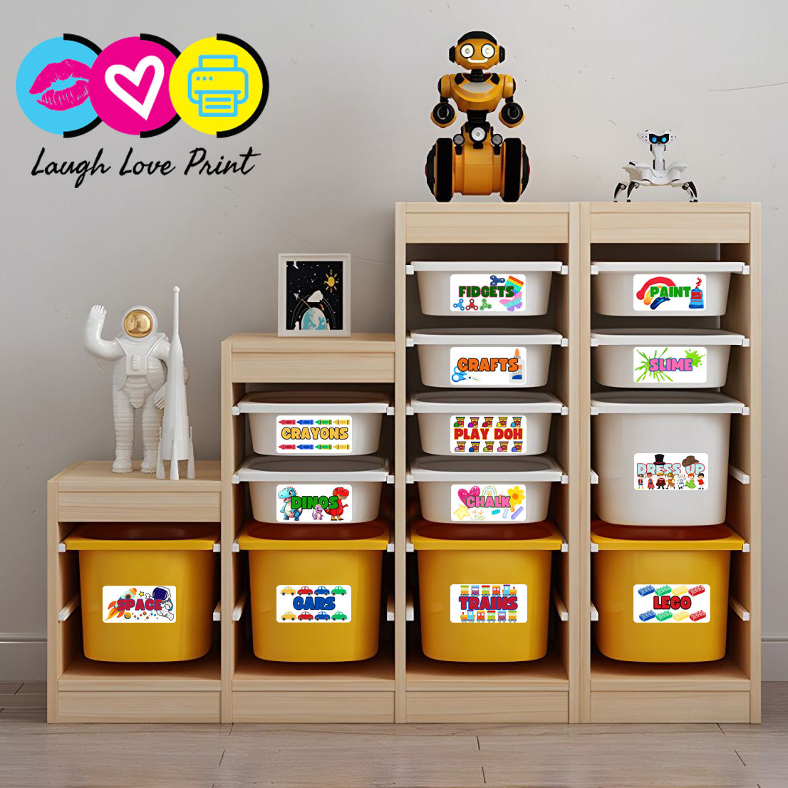 labels for your toys and playroom