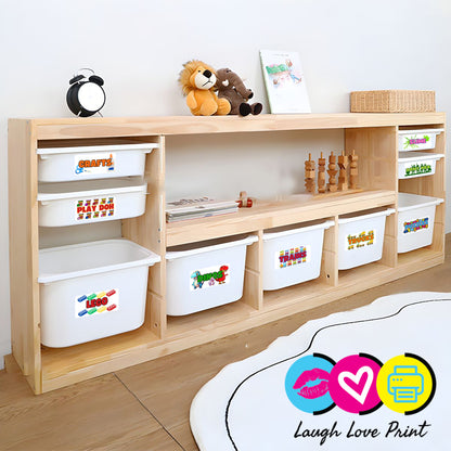 organize your play room toy room