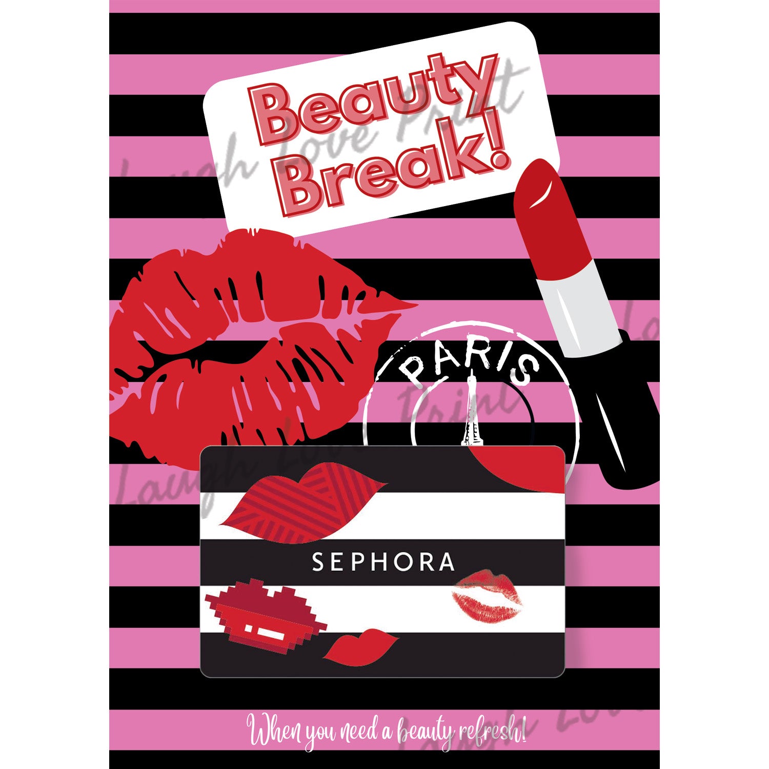 Sephora gift card holder