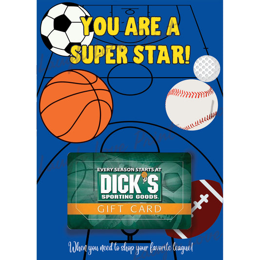 Gift Card Holder - Dick's Sporting Goods Gift Card - Add to any of the other Gift Card Books - Printable Instant Download Gift