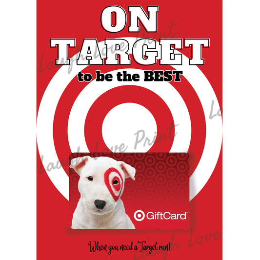 Gift Card Holder - Target Gift Card - Add to any of the other Gift Card Books - Printable Instant Download Gift