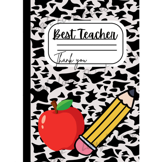 Bonus Gift Card Cover - Teacher Gift - Add to any of the other Gift Card Books - Printable Instant Download Gift
