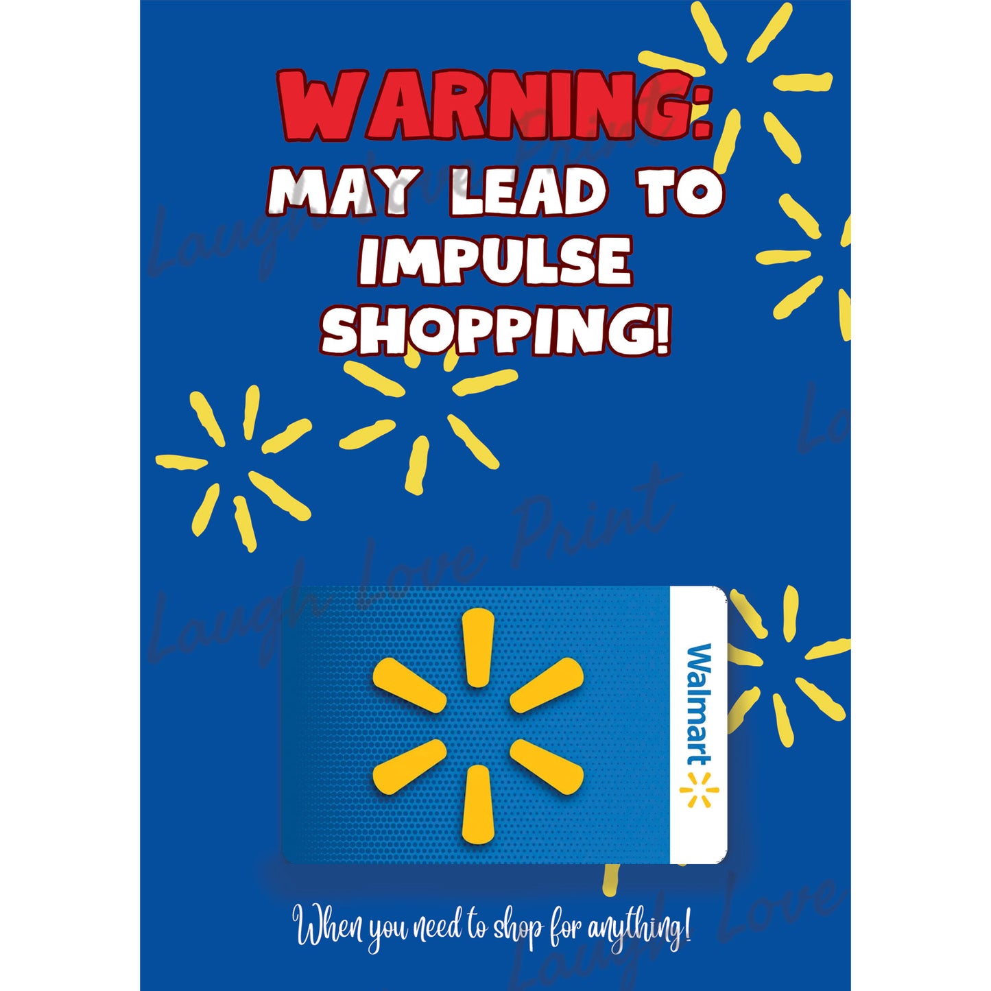 Gift Card Holder - Walmart - Add to any of the other Gift Card Books - Printable Instant Download Gift