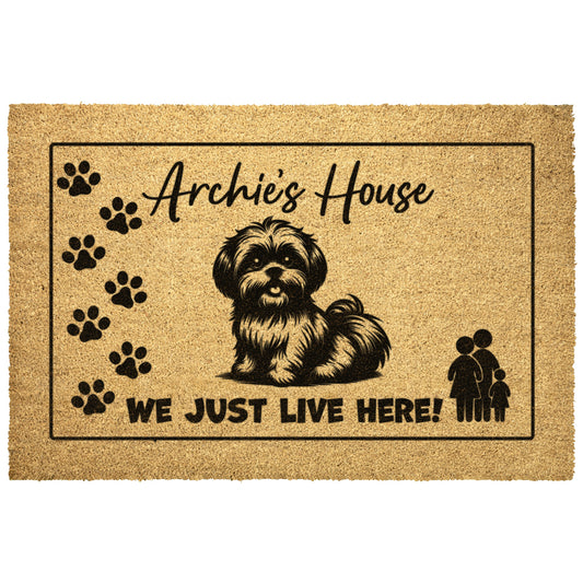 Welcome Doormat - Does your dog rule the house? This welcome mat is perfect to show everyone who is the real boss!