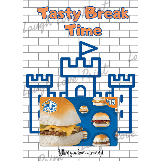 White Castle gift card holder