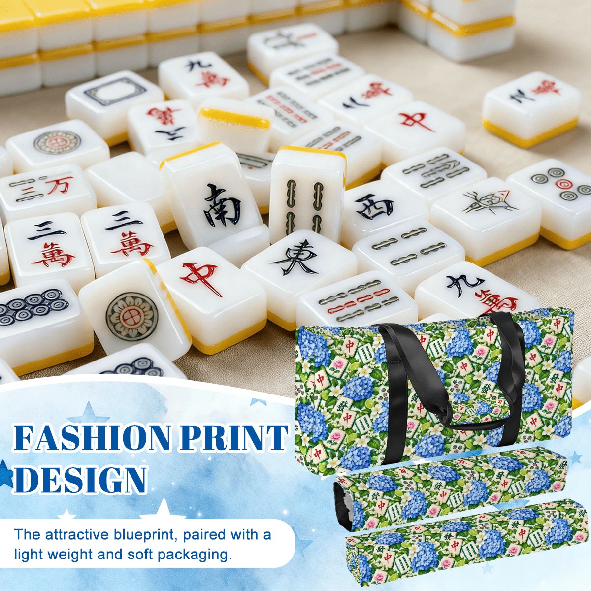Mahjong Bag Set – Pack Your Tiles, It's Mahjong Time!