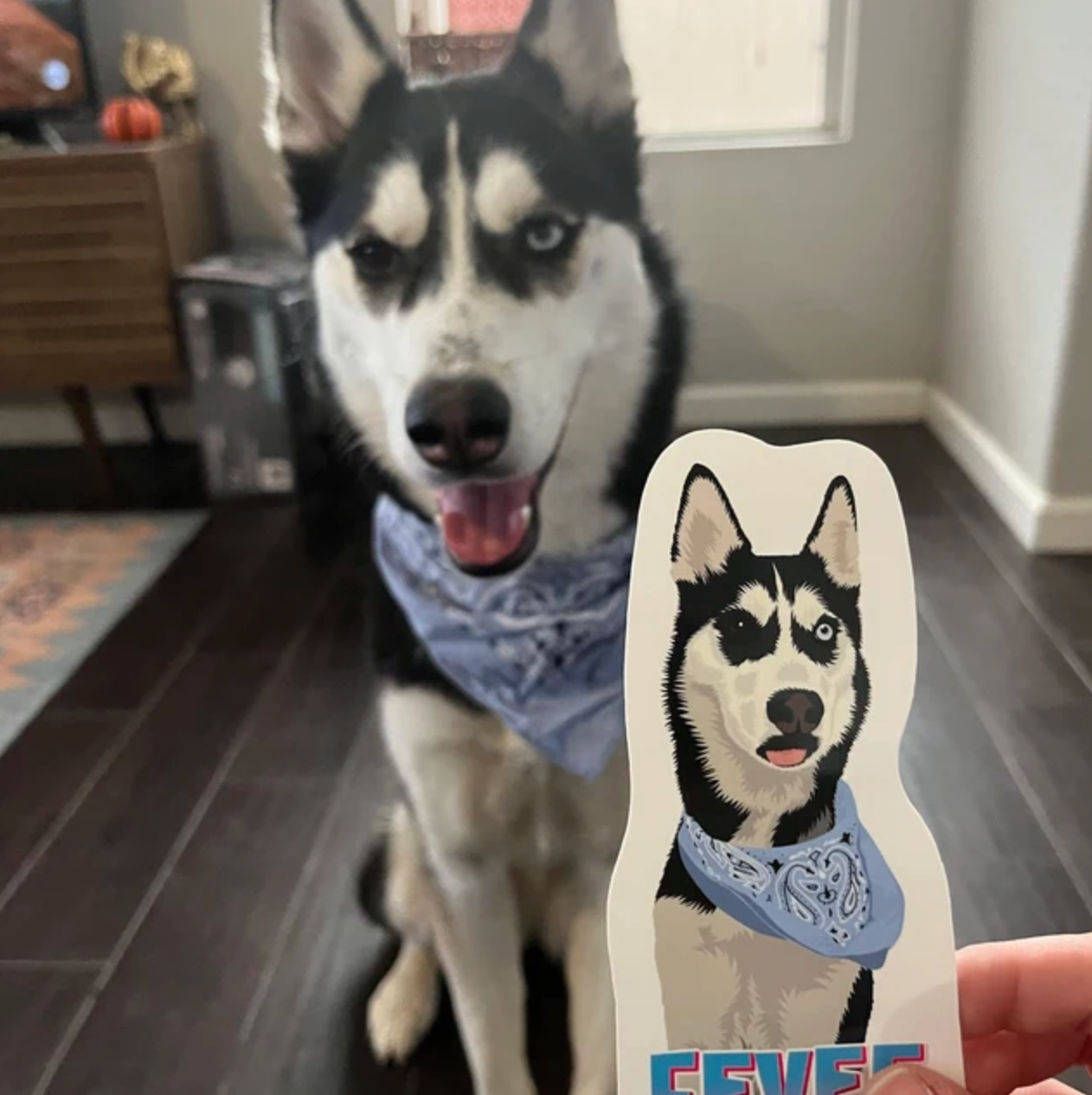 Personalized Dog Face Stickers - Upload your Dog photo