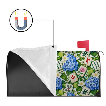 Mahjong Mailbox Cover – Warning: Mahjong Lover Lives Here!