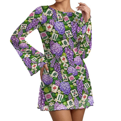 Mahjong Mesh Mini Party Dress - Wow at your next Game Night