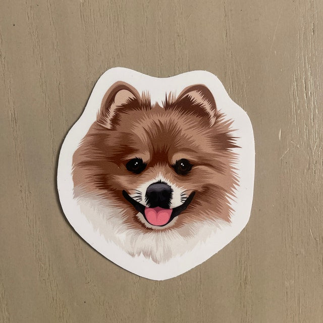 Personalized Dog Face Stickers - Upload your Dog photo